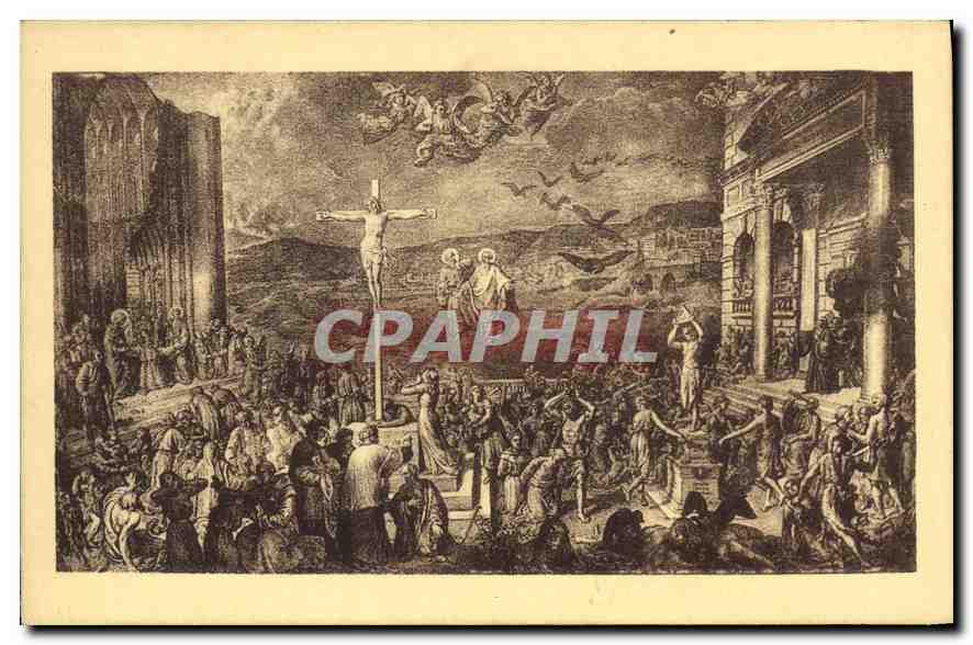 CPA N D de Barolliere Saint Paul en Jarez Loire La fin des Temps 