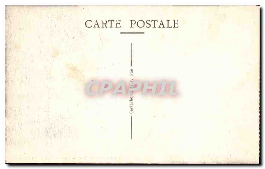 CPA Route de Pierrefitte Luz Le Pont de Pescadere  — Rückseite