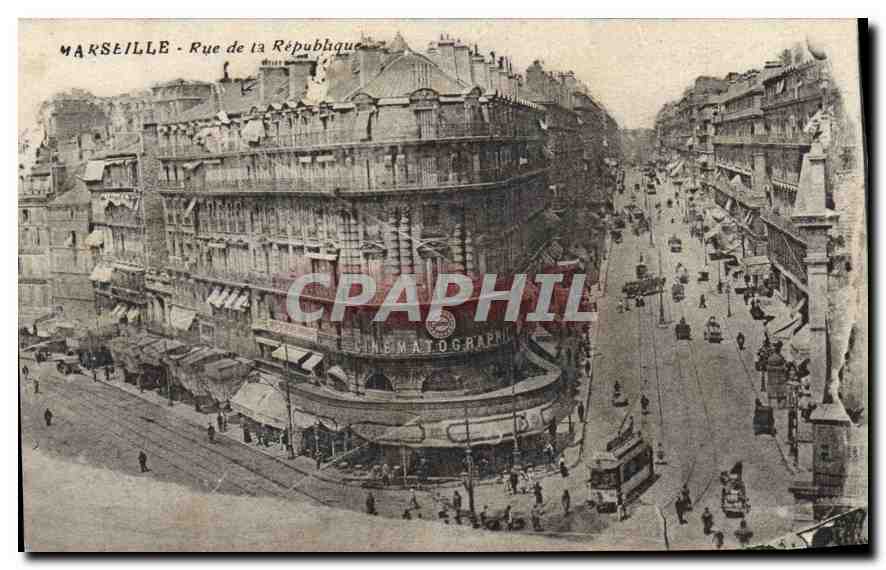 CPA Marseille Rue de la Republique 