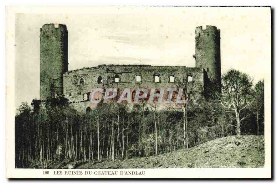 CPA Les Ruines du Chateau d'Andlau 