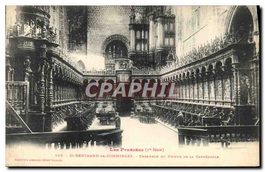 CPA Les Pyrennes I S erie St Bertrand de Comminges Orgue