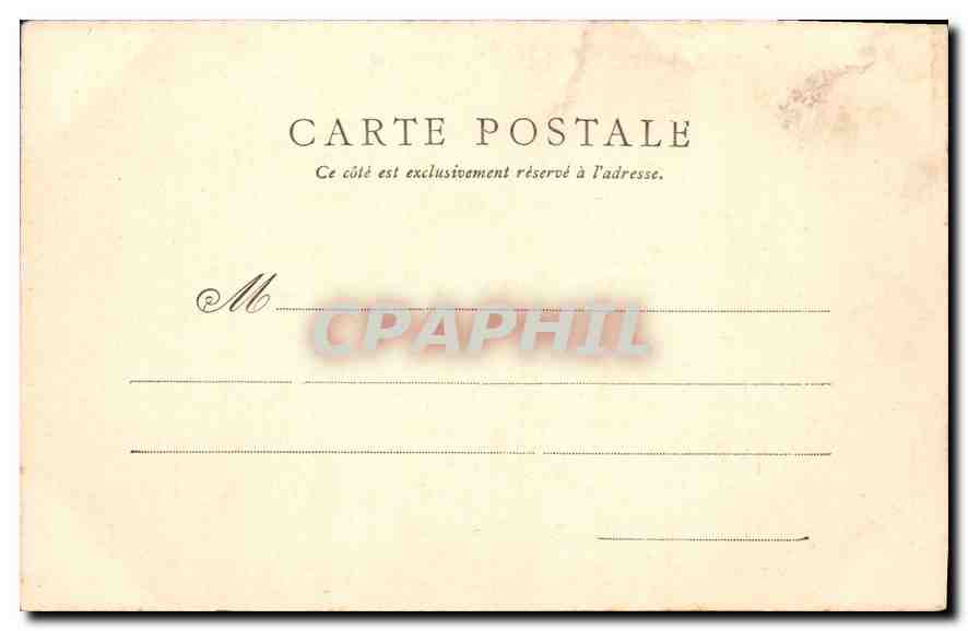 CPA Vue generale du Chateau de Vincennes Du Cote du grand corps de garde  — Rückseite