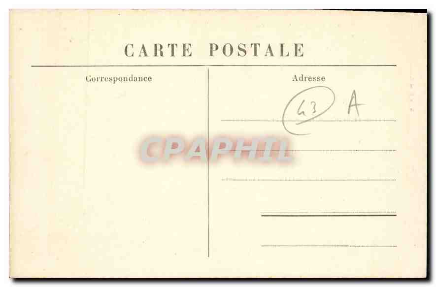 CPA Le Chaise vue generale Sud Ouest La Haute Loire Illustree  — Rückseite