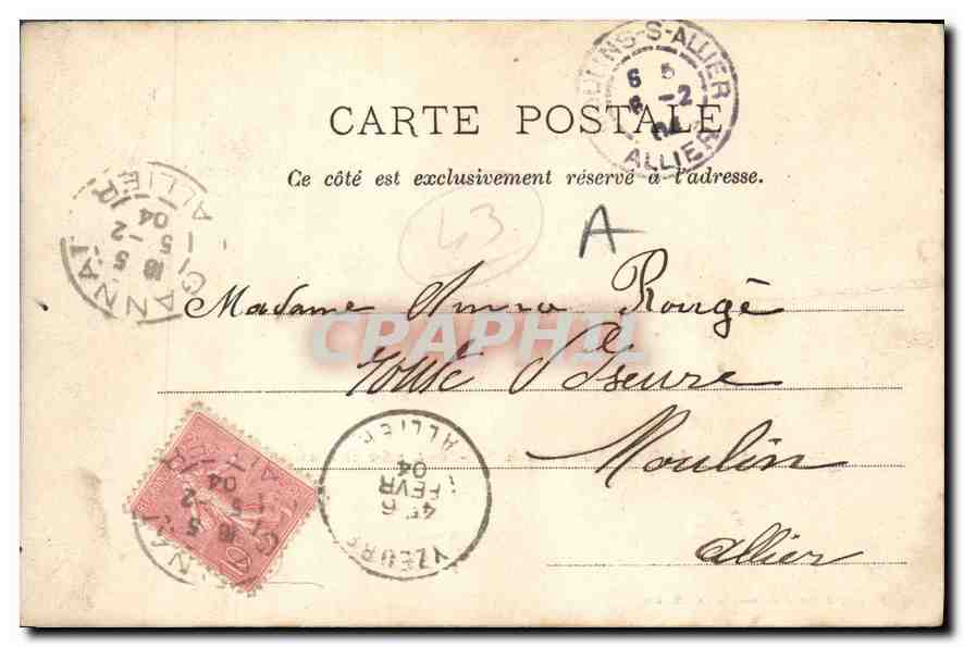 Le Puy — Vue générale Sud-Ouest, prise de la route de Saugues — Margeriti-Brémond, éditeur, Le Puy (Il.-L.) — Reverso