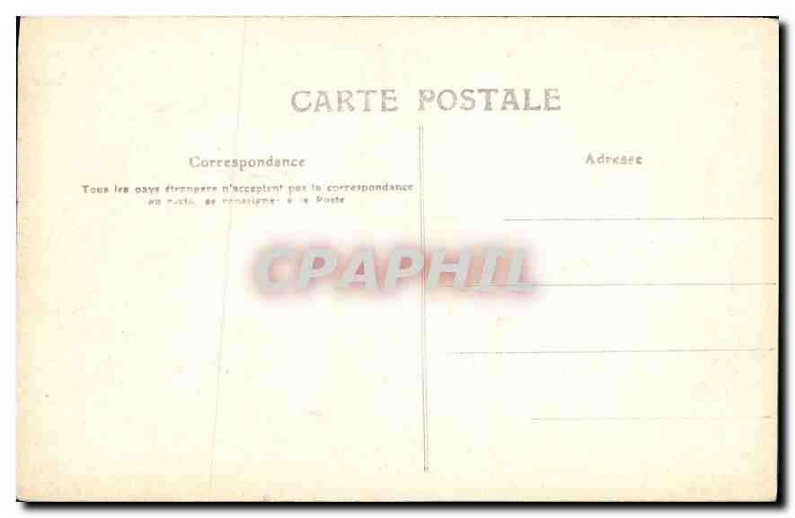 CPA Caen Hotel de Than une Fenetre  — Verso