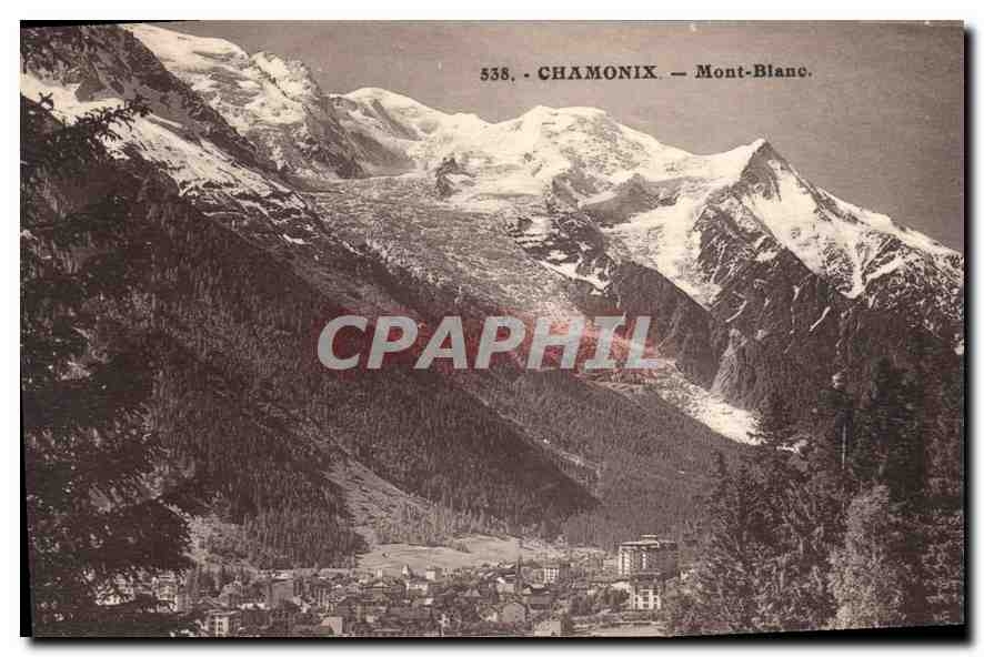 Chamonix — Mont-Blanc — L. Moreau, phot. éd. (n° 538)
