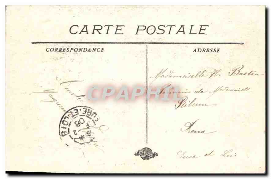 CPA Marseille Un Coin de la Corniche  — Verso