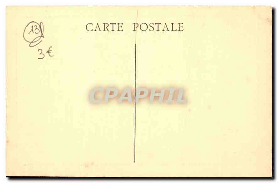 CPA Marseille Tunnel du Rove Canal de Marseille  — Verso