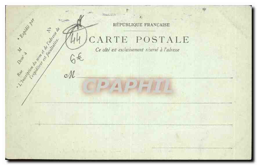 CPA Le Pouliguen Le Port a maree basse Bateaux — Back