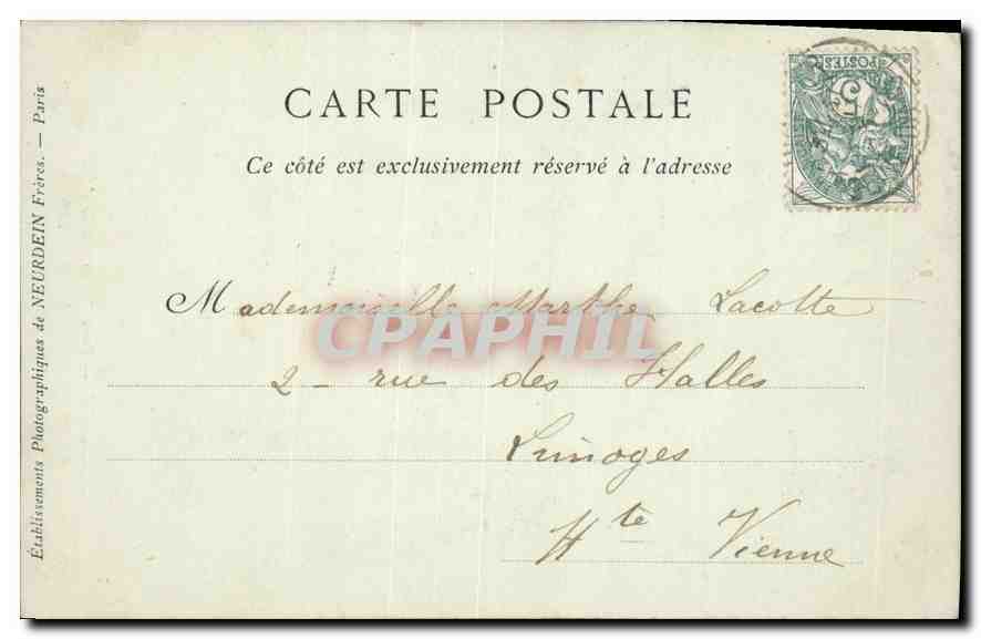 CPA Harfleur Porte Meridionale de l'Eglise  — Rückseite