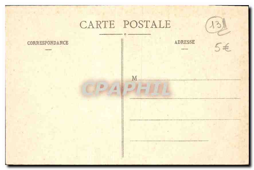 CPA Marseille porte d'Aix  — Rückseite