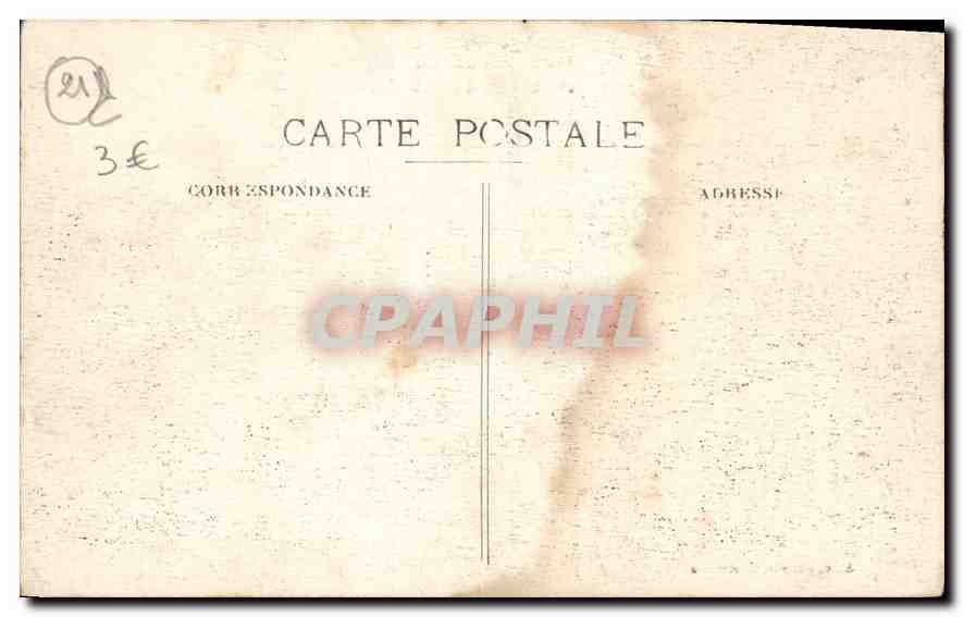 CPA Chateau de l'Oiserolles Cote d'Or  — Verso