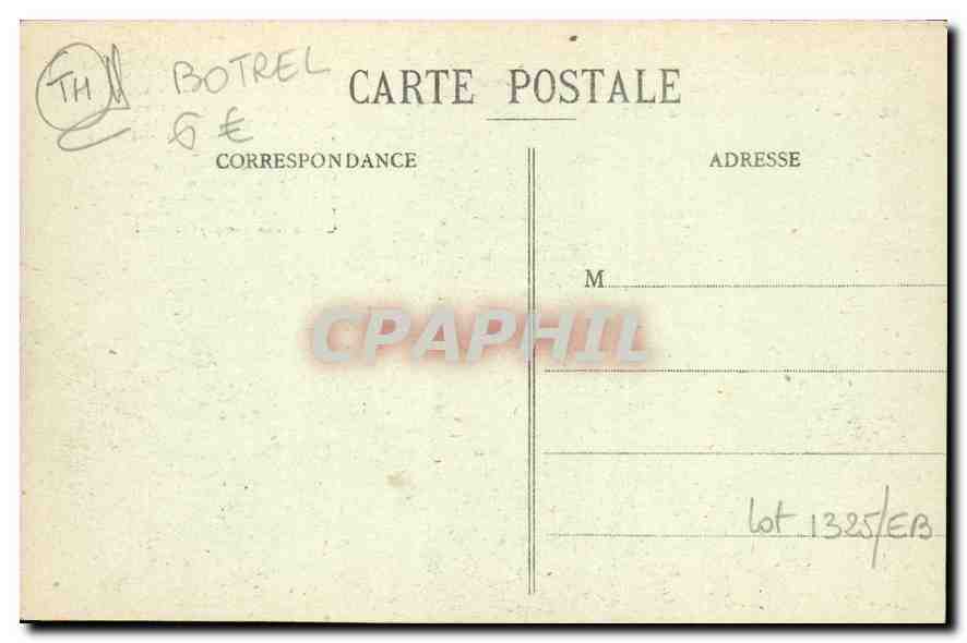CPA Les Chansons de Botrel La Palmpolaise  — Rückseite