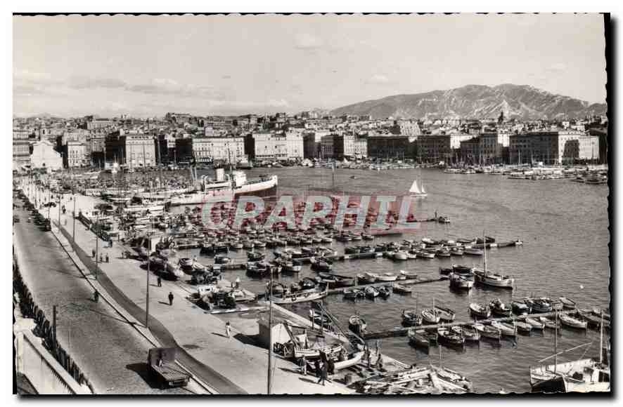Vieux Port de Marseille — Vue générale — Le Carrefour du Monde, n°1033