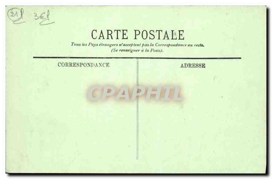 CPA Dijon Le Jacquemart de Notre Dame et l'Abside de Sainte Benigne  — Rückseite