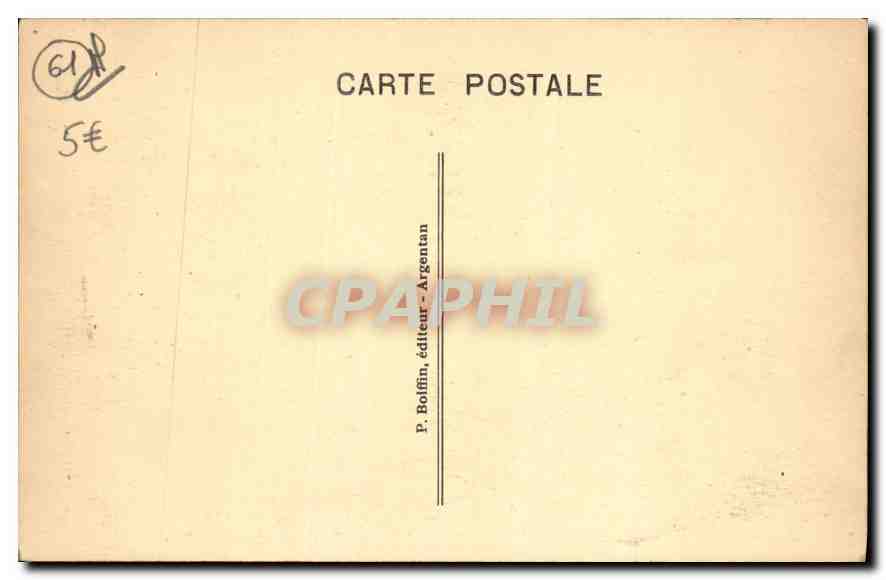 CPA Mortree Chateau d'O Allee Nord  — Rückseite
