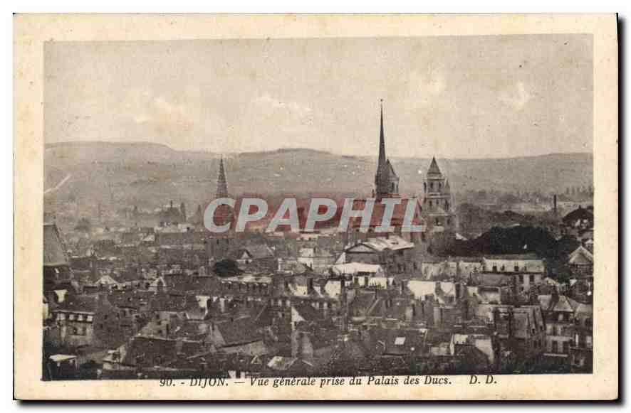 CPA Dijon Vue generale prise du Palais des Ducs 