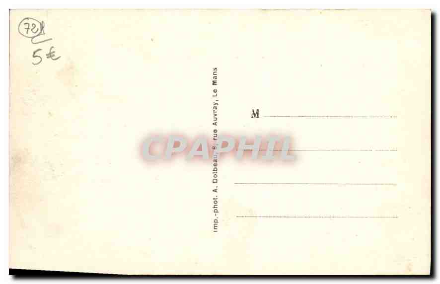 CPA Le Mans Jardin des Plantes Un Beau coin  — Verso