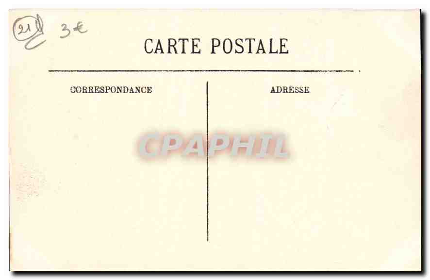 CPA Dijon Le Jacquemart de Notre Dame et l'Abside de Sainte Benigne  — Rückseite