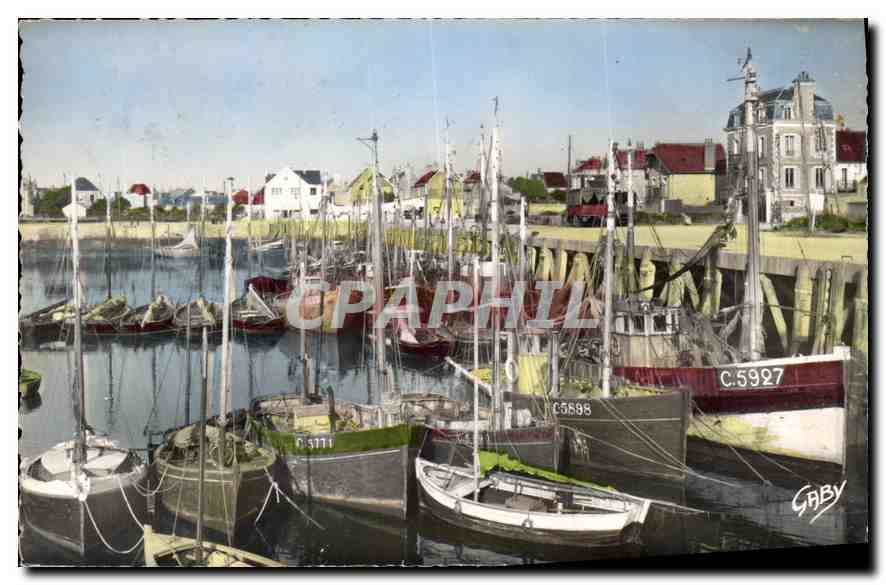 CPA Grandcamp Les Bains Calvados Le Port Bateaux