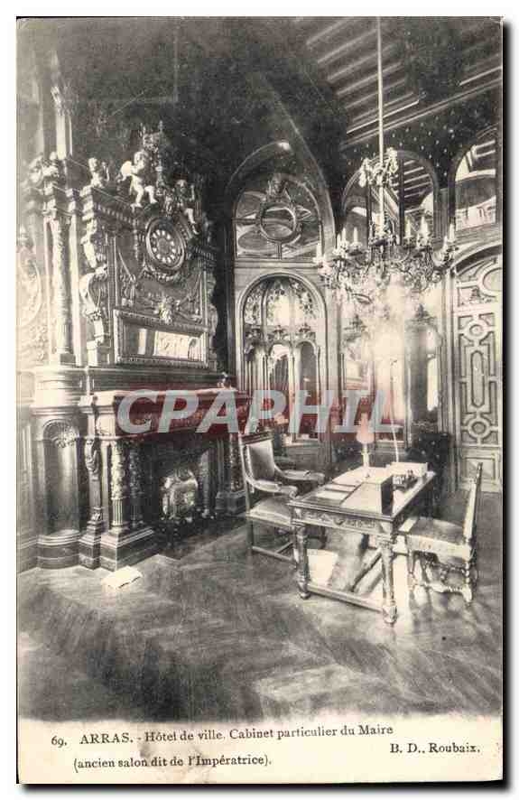 CPA Arras Hotel de ville Cabinet particulier du Maire 