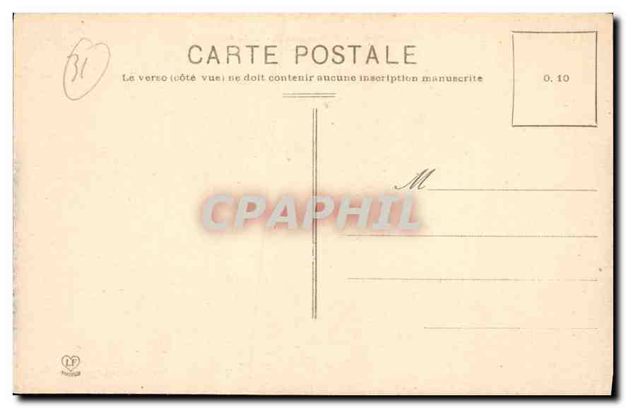 Toulouse — Vue générale sur la Garonne — Éditeur : Ph. Laroche — Verso