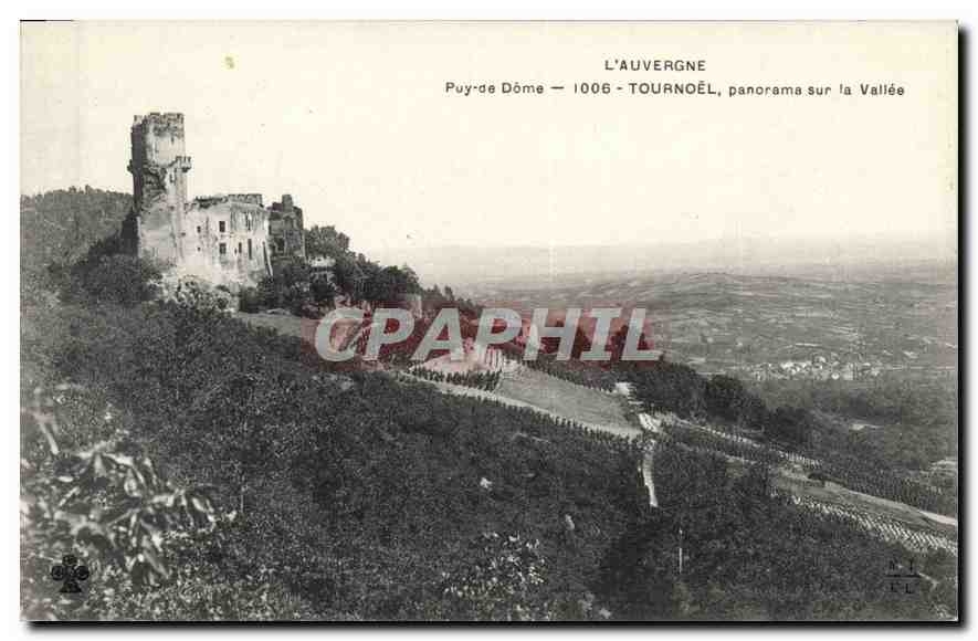 Tournoël — Panorama sur la Vallée — Puy-de-Dôme, 1006