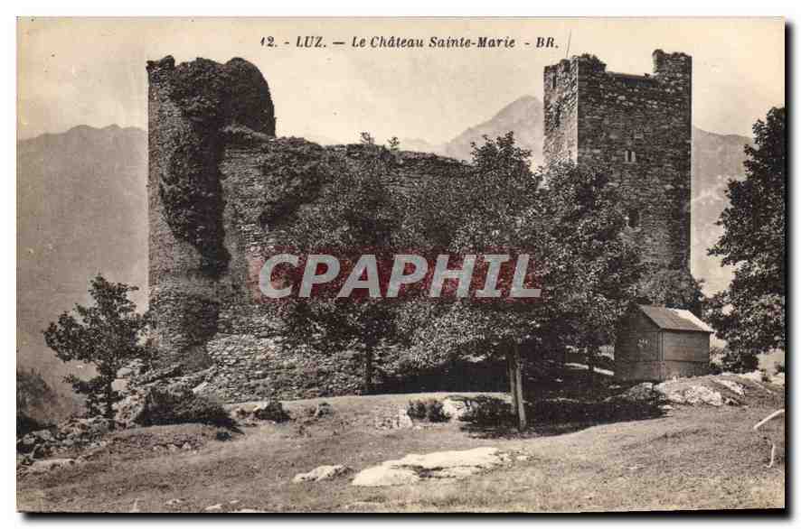 CPA Luz Le Chateau Sainte Marie 