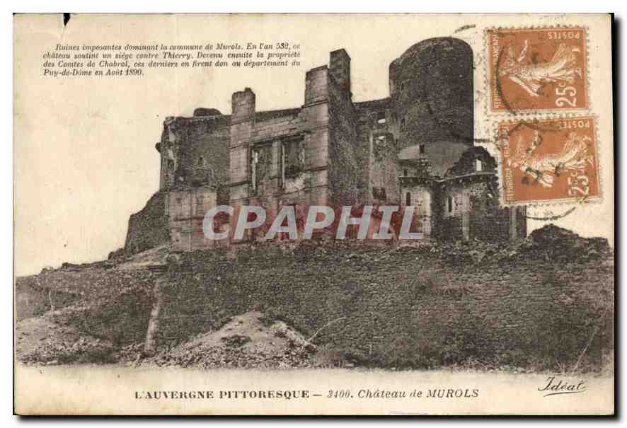 CPA L'Auvergne Pittoresque Chateau de Murols 