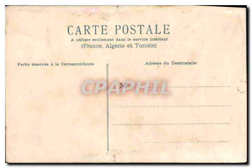 CPA Fantaisie Fleurs — Verso
