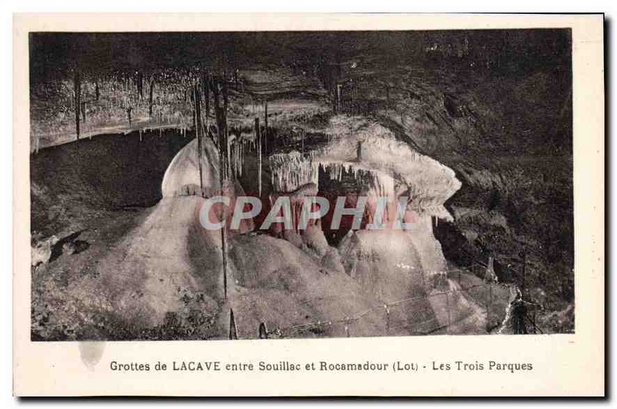 CPA Grottes de Lacave entre Souillac er Rocamadour Les Trois Parques 