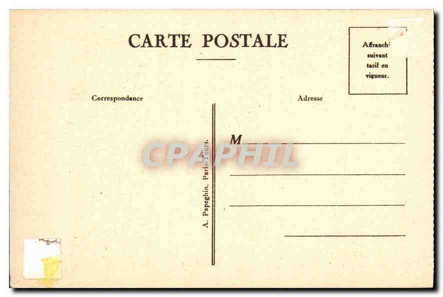 CPA Girodet Trison Atala portee tombeau  — Verso