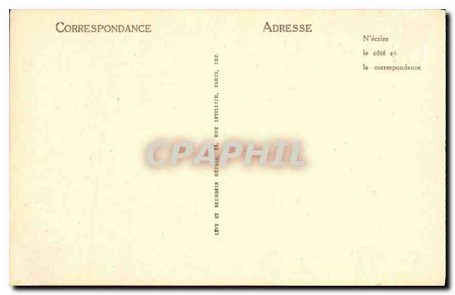 CPA Langeais Tapisserie Creation de l'Homme  — Verso