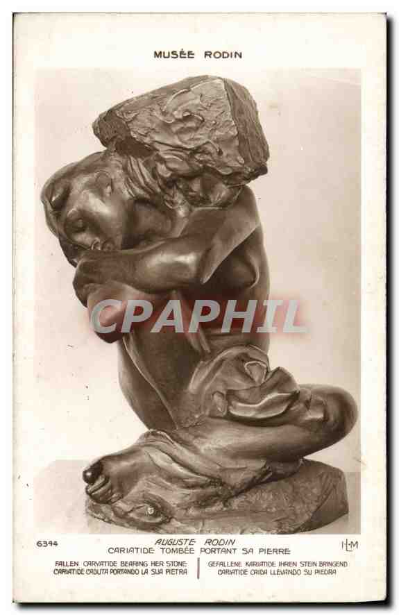 Karité portant sa pierre — Musée Rodin — éditeur Lapina & Fils, n° 6344