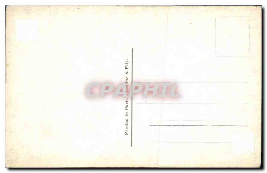 Karité portant sa pierre — Musée Rodin — éditeur Lapina & Fils, n° 6344 — Verso