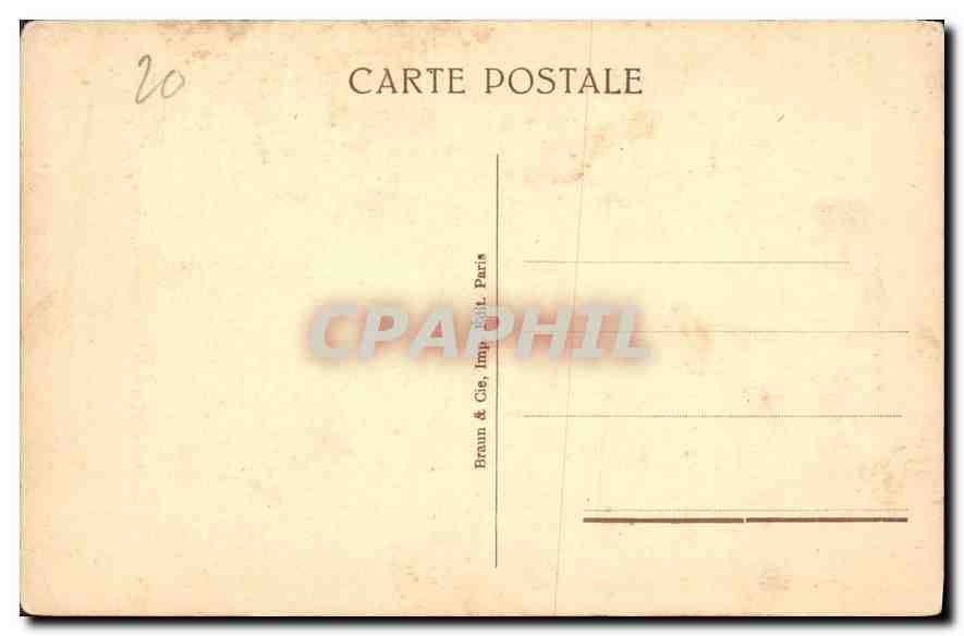 CPA Musee JJ Henner Saint Sebastien Musee du Luxembourg  — Rückseite