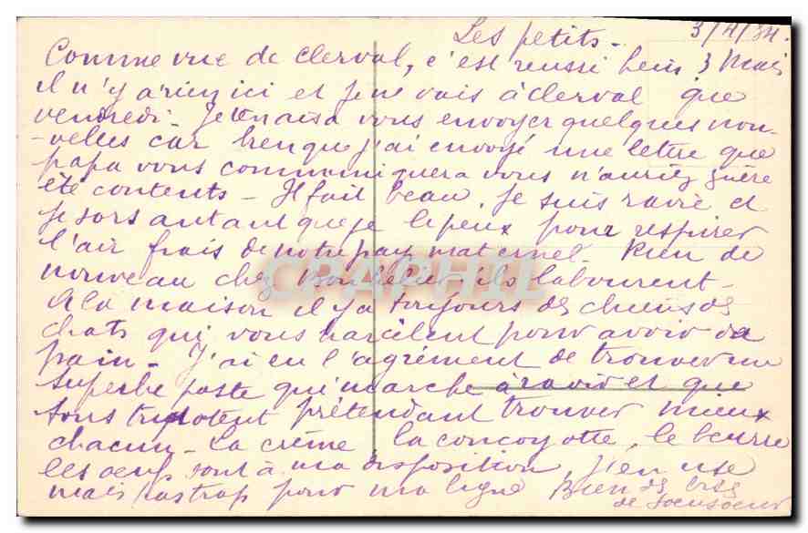 CPA Bonne Annee  — Verso