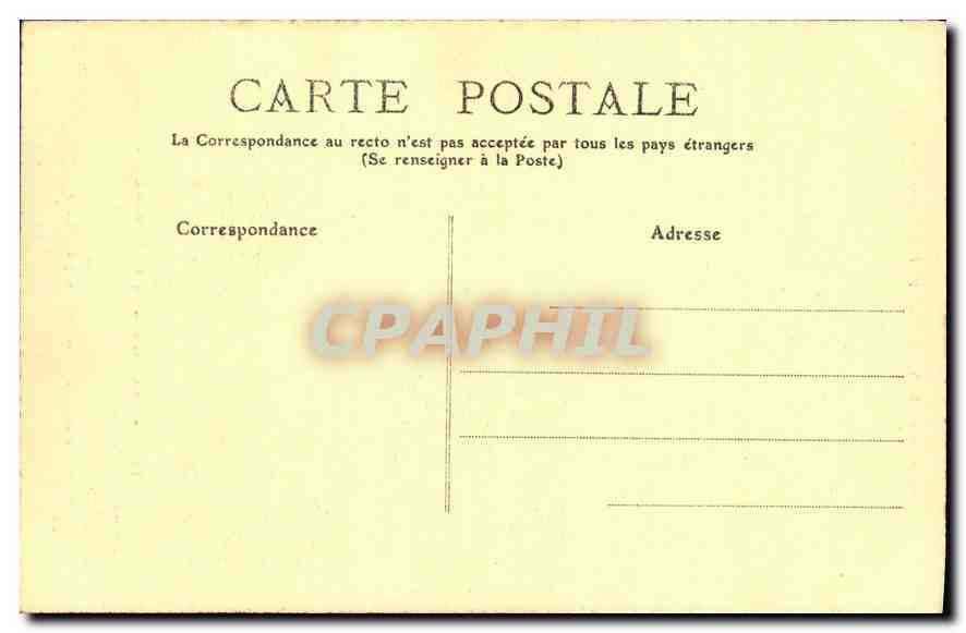 CPA Nantes Ancien Etude retrospective  — Rückseite