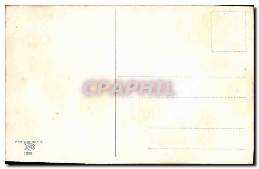 CPA Foret — Verso
