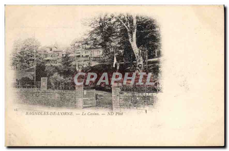 CPA Bagnoles de l'Orne Le Casino 