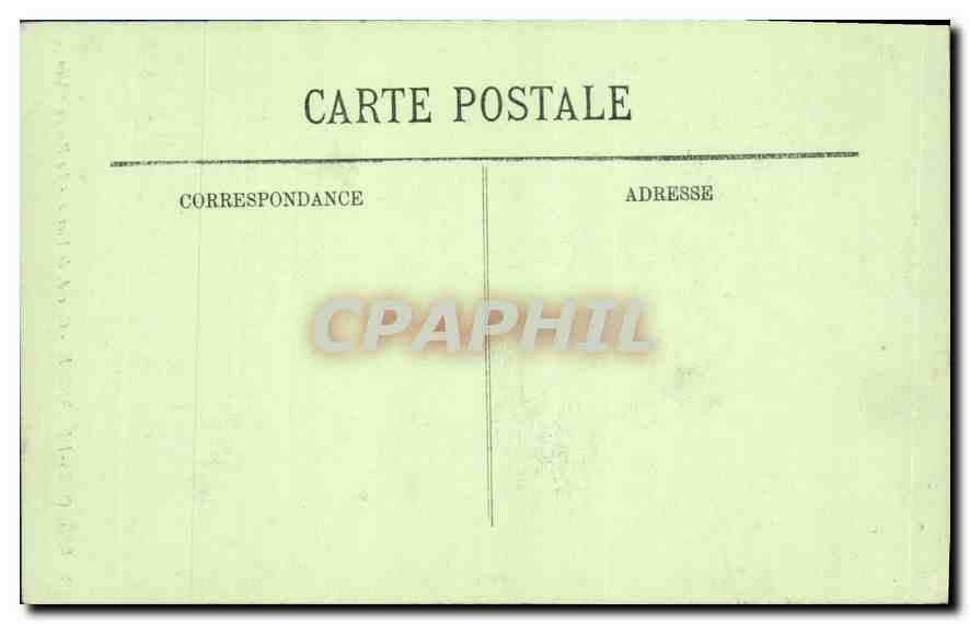 CPA Bagnoles de l'Orne Cascade de Pierre Le Roc au Chien  — Verso