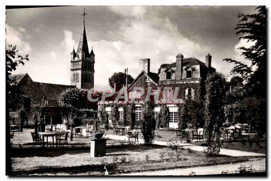 Tesse-la-Madeleine (Orne) — L'Église vue de la Roseraie — Éditions René Gallois, Rueil-Malmaison