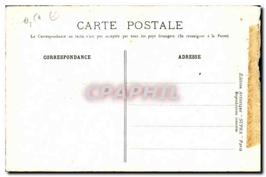 CPA Chartres Maison des Ecuyers de la Reine Berthe  — Verso