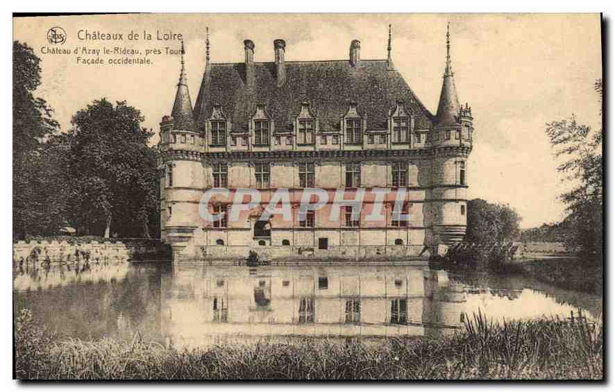 CPA Chateaux de la Loire Chateau d'Azay le Rideau 