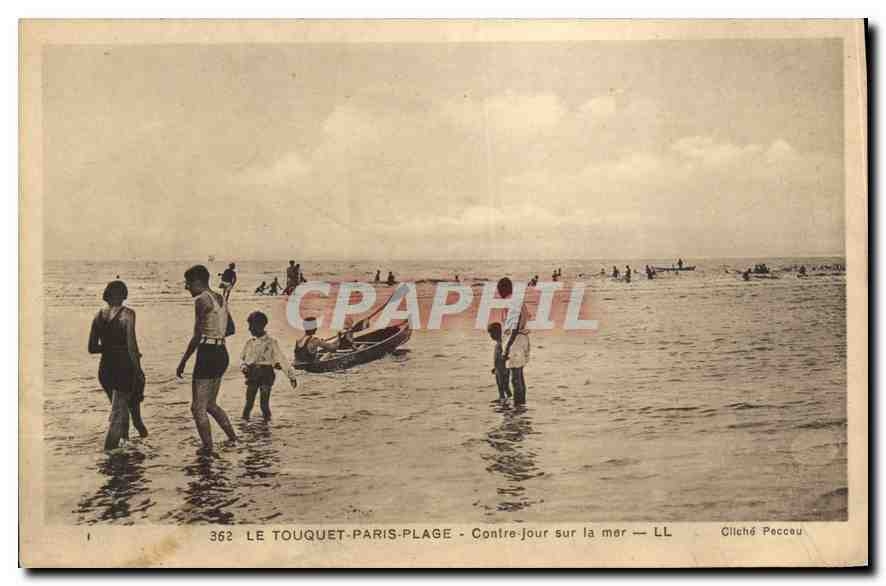 CPA Le Touquet Paris Plage Centre jour sur la mer 