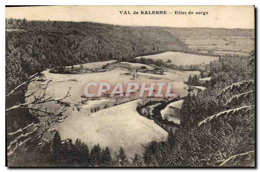 CPA Val de Balerne Effet de neige 