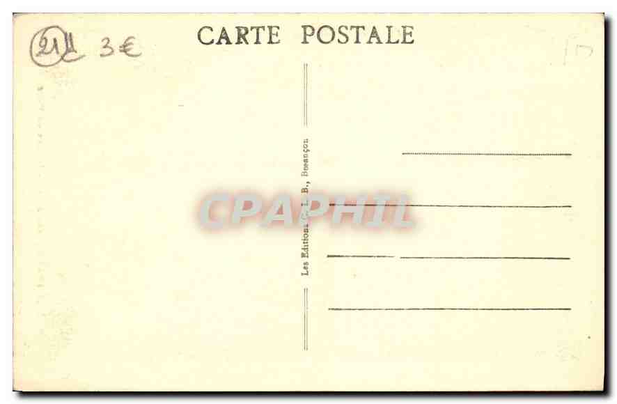 CPA Montbard Cote d'Or Entree du Parc  — Rückseite