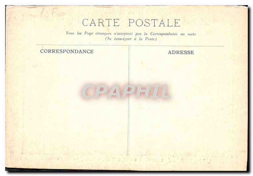 CPA Musee du Louvre Leopold Robert L'Arrivee des Moissonneurs dans les Marais Pontins  — Verso