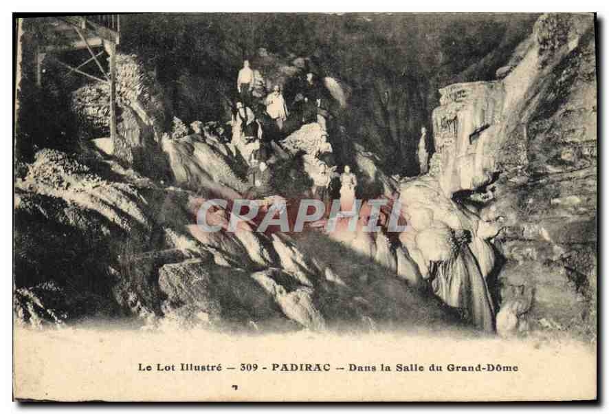 Padirac — Dans la Salle du Grand-Dôme — Le Lot Illustré n°309