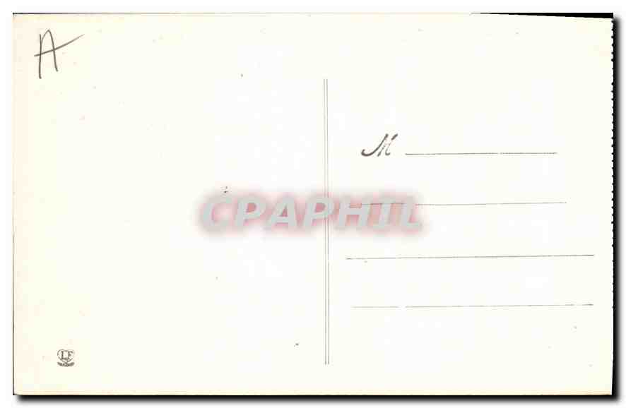 CPA Biarritz Le Phare  — Verso